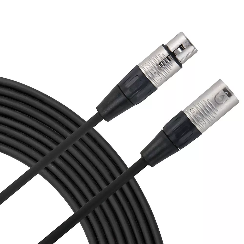 Livewire Essential XLR Microphone Cable - 15 ft. Black