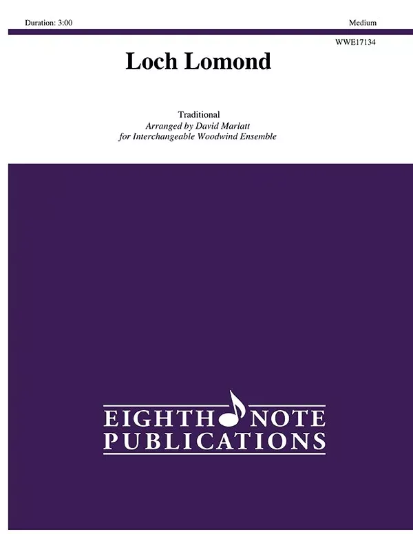Loch Lomond: Interchangeable Woodwind Ensemble Score & Parts