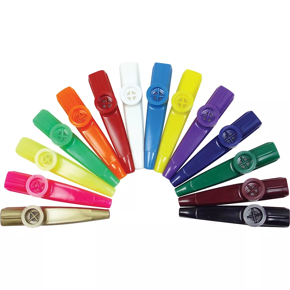 Lyons Classic American Kazoos 5-pack Neon Green 5-pack