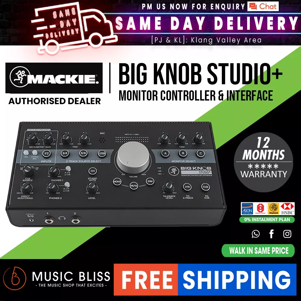 Mackie Big Knob Studio+ 4x3 Studio Monitor Controller