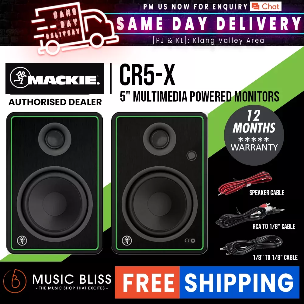 Mackie CR5-X 5″ Multimedia Monitors – Pair