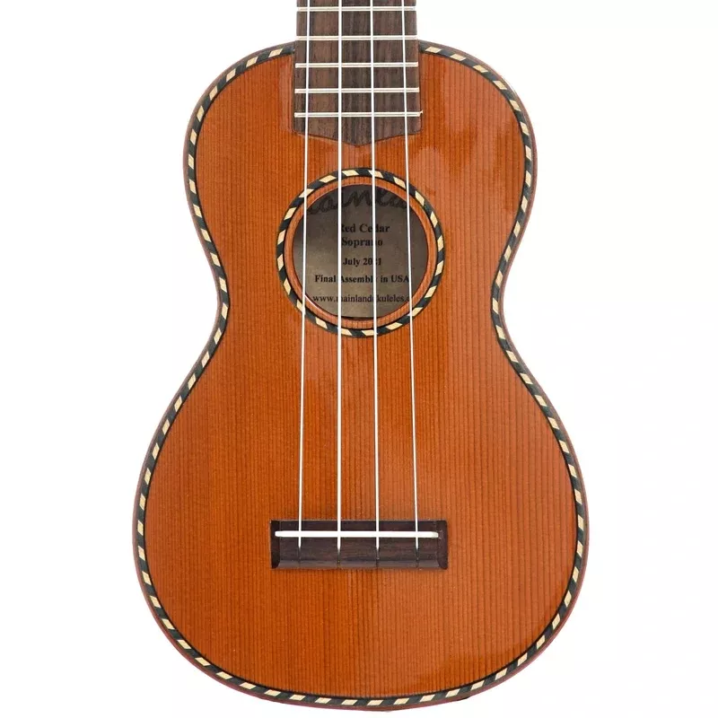 Mainland Ukulele RC7-S Red Cedar Soprano Ukulele