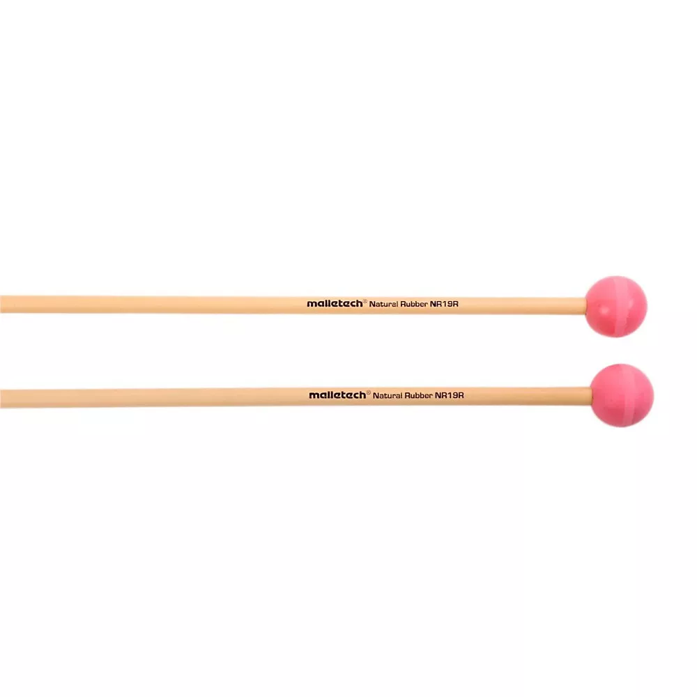 Malletech Natural Rubber Rattan Mallet Pink