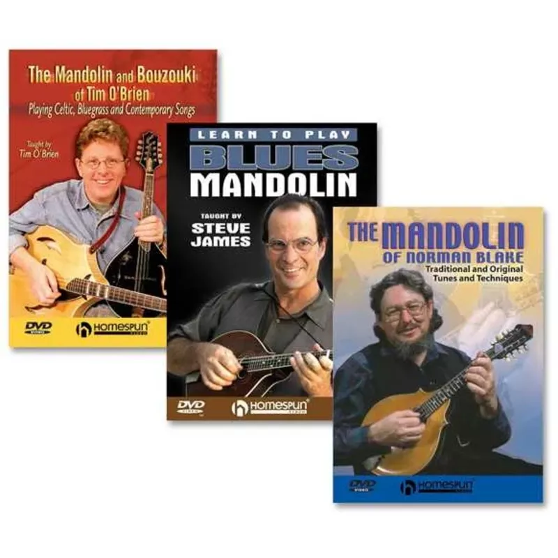 Mandolin Adventures 3-DVD Value Pack