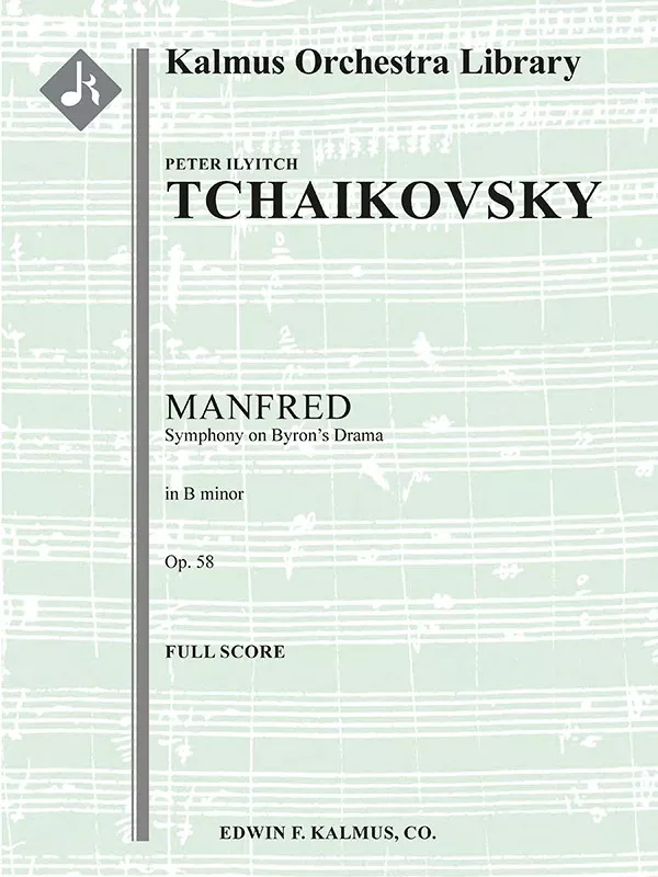 Manfred Symphony, Op. 58: Full Orchestra Conductor Score