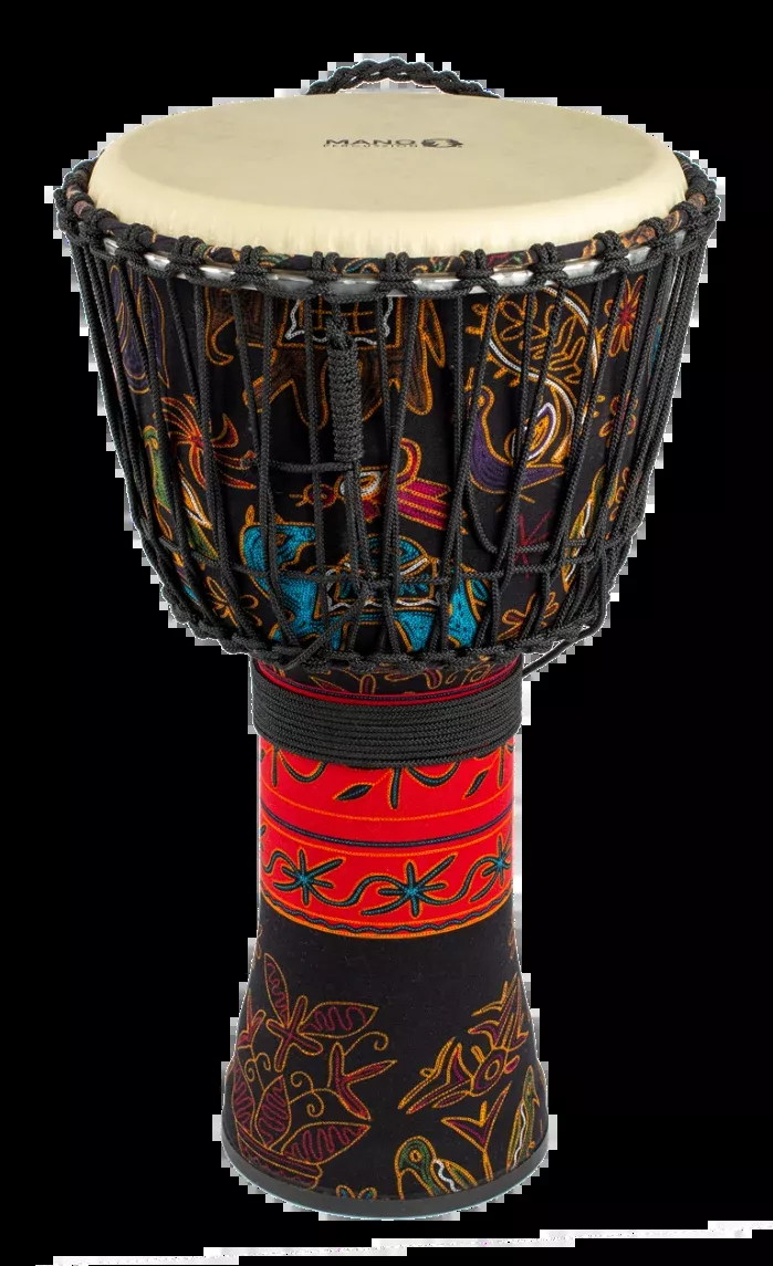 Mano Percussion 12" Rope Tunable Djembe in Passion Flower Finish