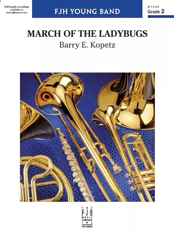 March of the Ladybugs: Concert Band Conductor Score & Parts