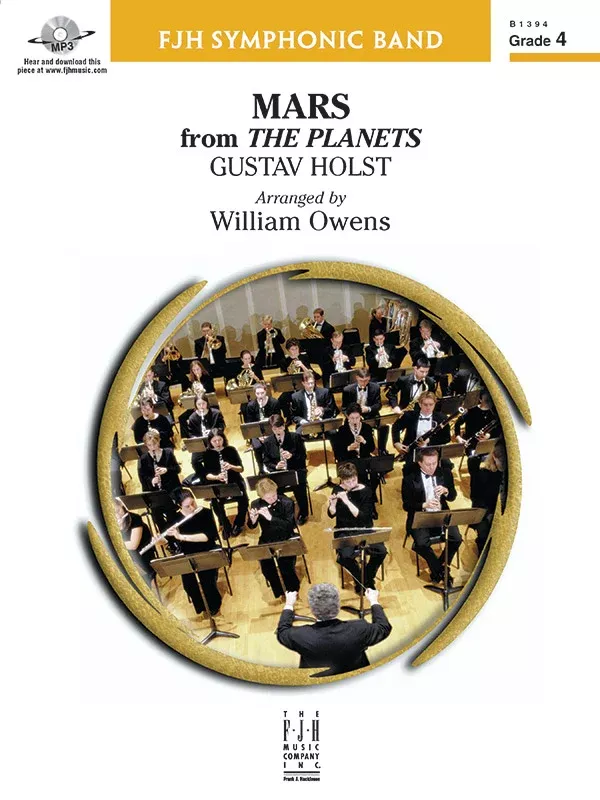 Mars from The Planets: Concert Band Conductor Score & Parts