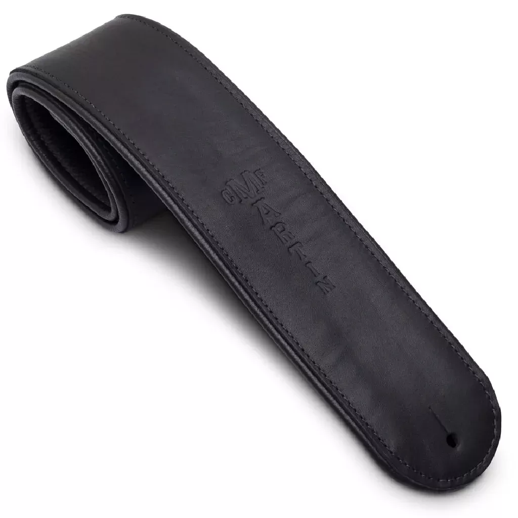 Martin Premium Rolled Leather Strap in Black