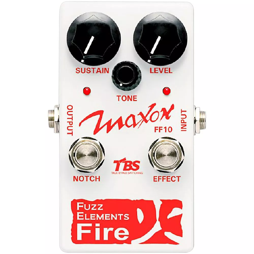 Maxon FF10 Fuzz Elements - Fire Fuzz Guitar Effects Pedal