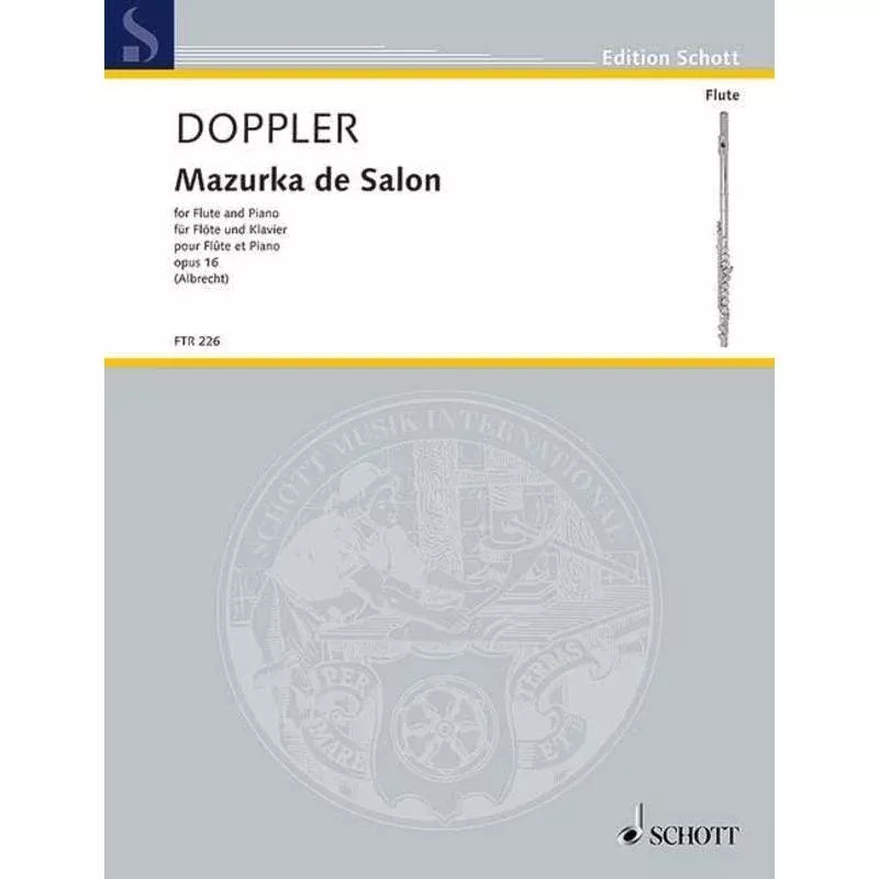 Mazurka de Salon Op. 16 for Flute and Piano