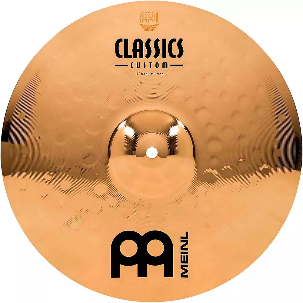 MEINL Classics Custom Medium Crash - Brilliant 14 in.