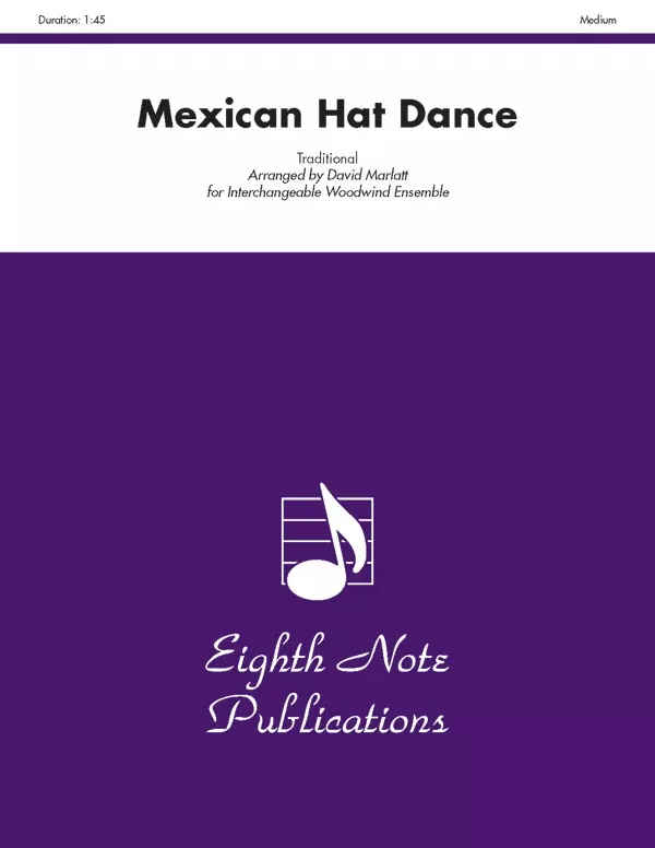 Mexican Hat Dance: Interchangeable Woodwind Ensemble Score & Parts