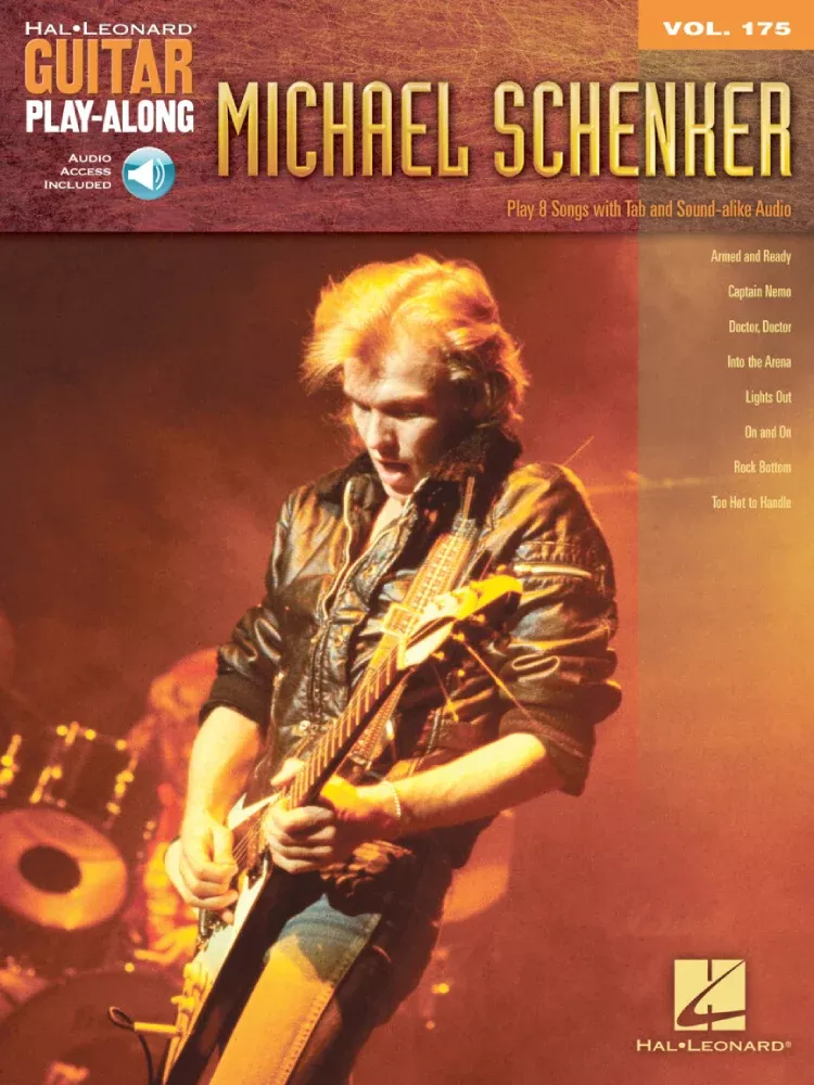 Michael Schenker Guitar Play Along Volume 175 BK/CD