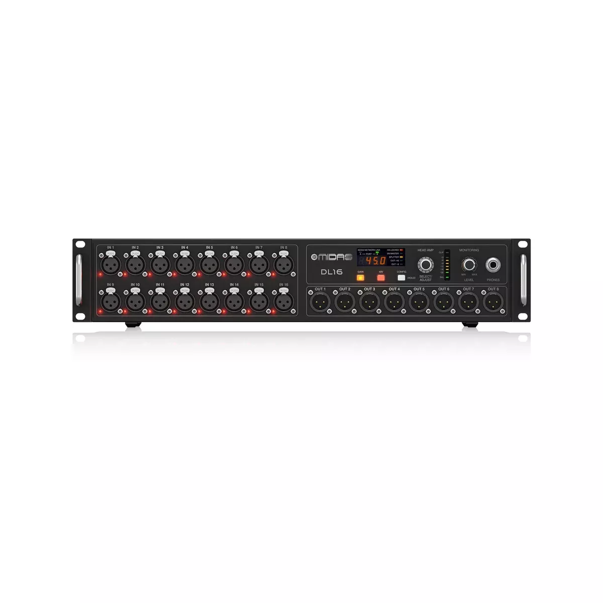 Midas DL16 16-Input / 8-Output Stage Box