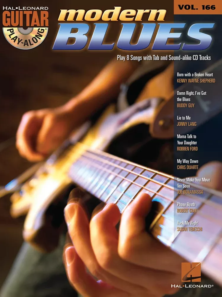 Modern Blues Guitar Playalong Volume 166 BK/CD