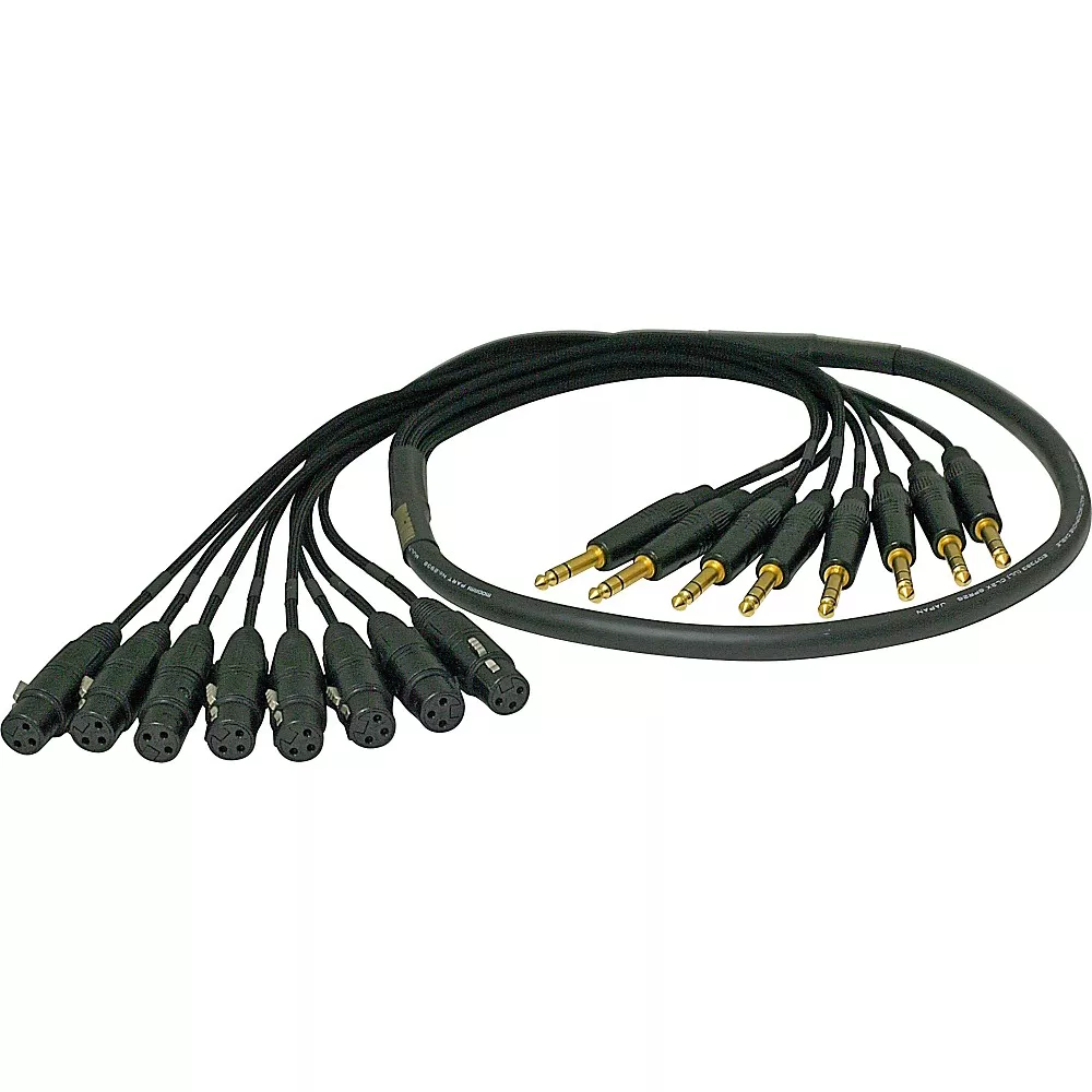 Mogami Gold 8 Channel TRS-XLR Female Snake Cable 10 ft.