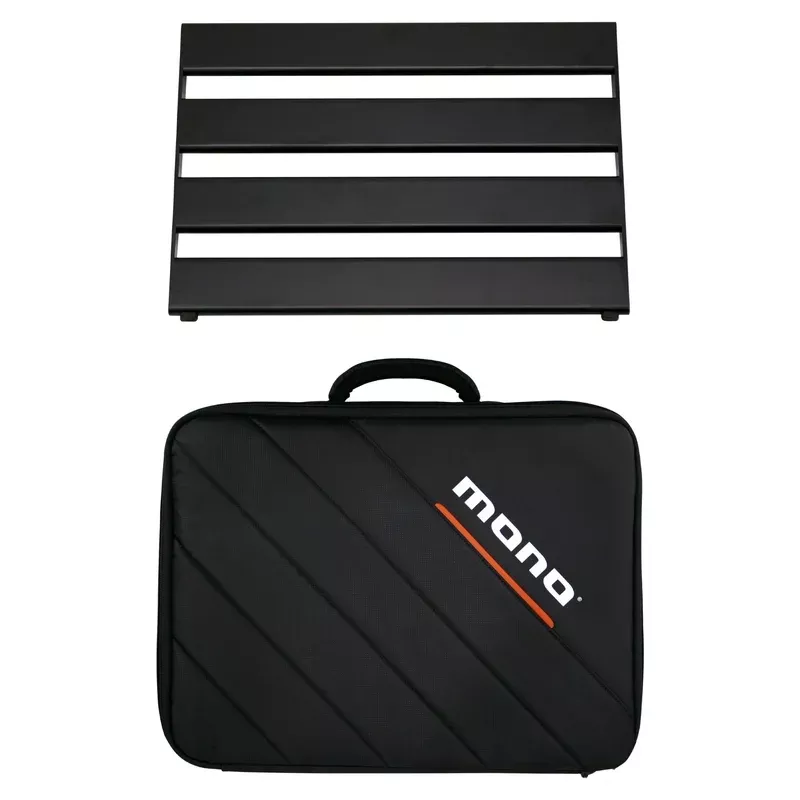 Mono Small Pedalboard Rail w/ Stealth Club Accessory Case, Black