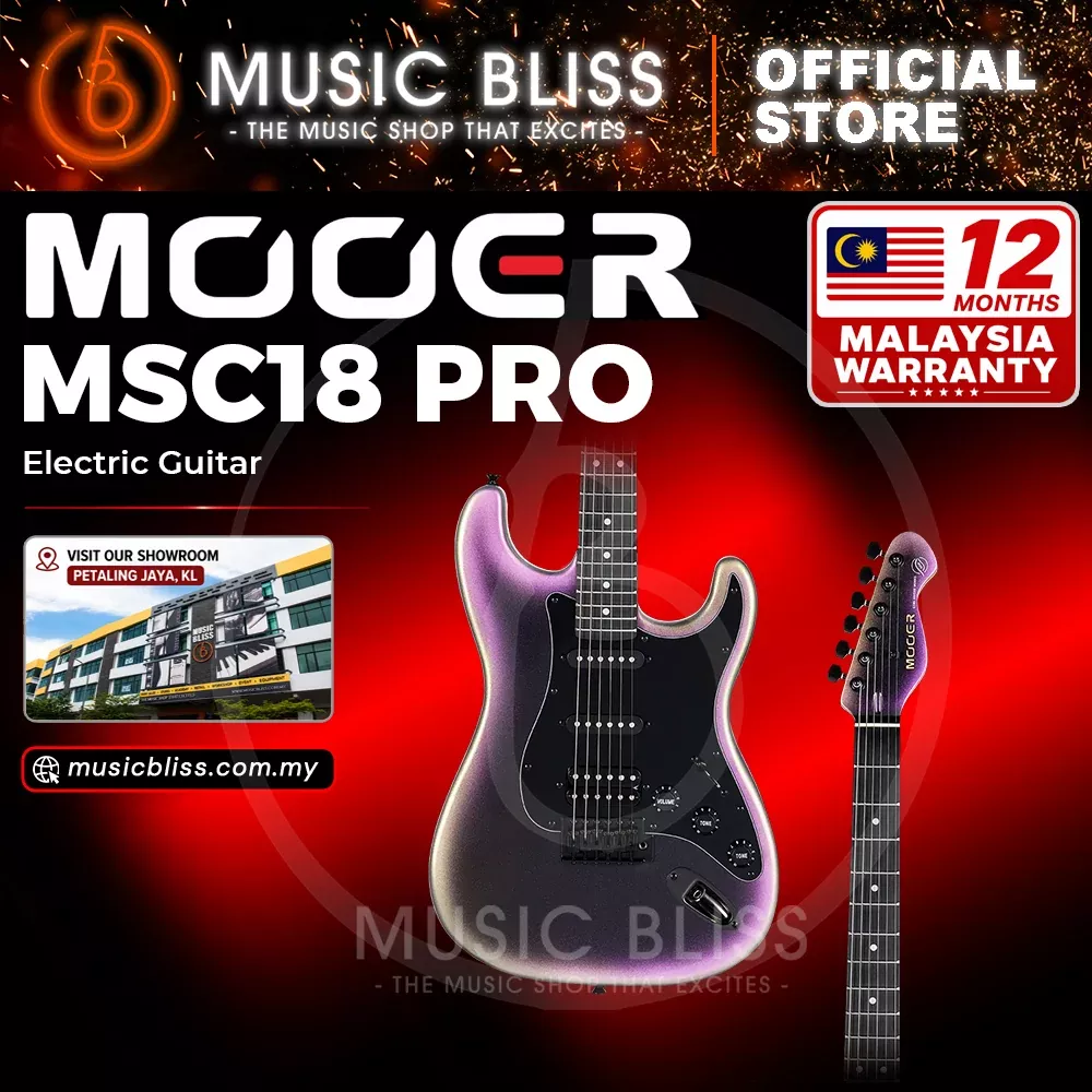 Mooer MSC18 Pro Midnight Violet Electric Guitar