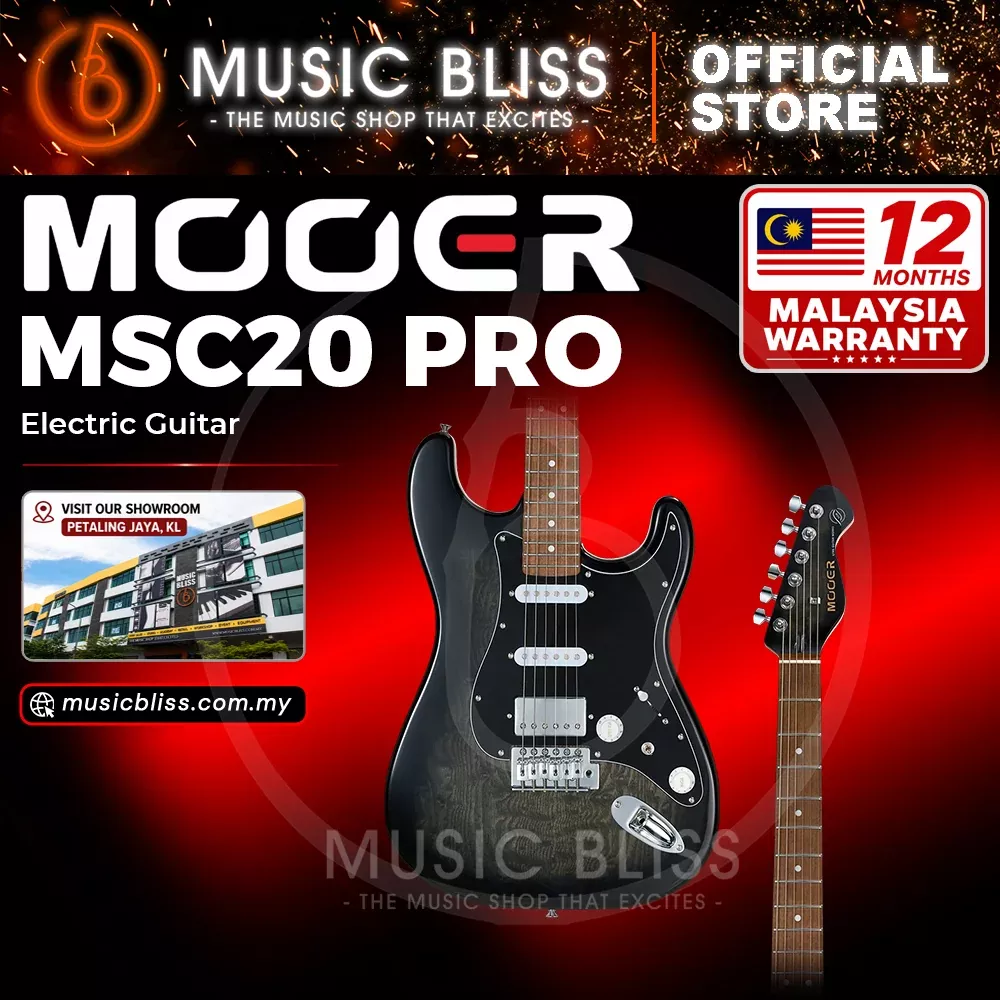 Mooer MSC20 Pro Black Burst Electric Guitar