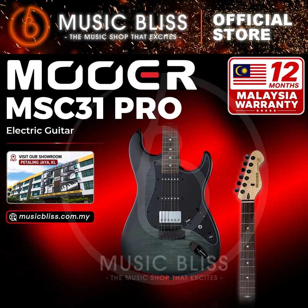 Mooer MSC31 Pro Grey Burst Electric Guitar