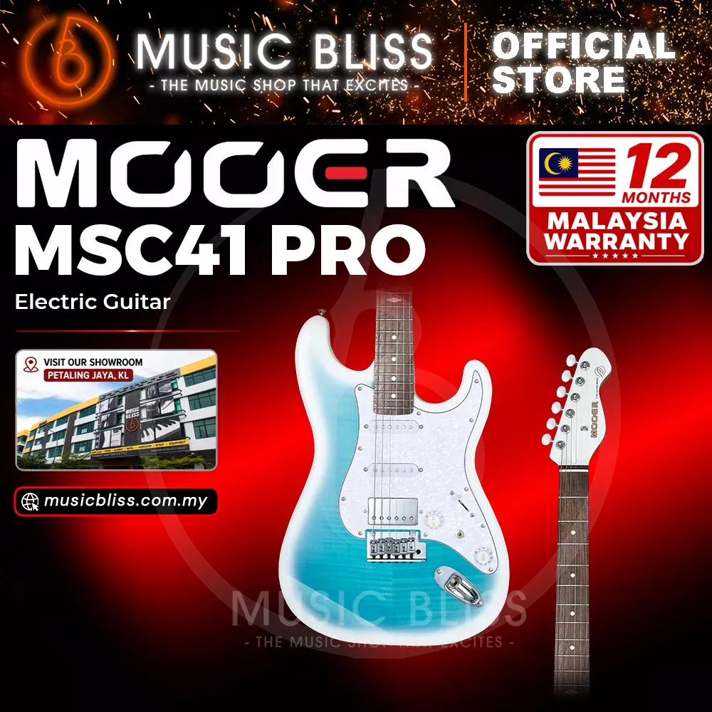 Mooer MSC41 Pro Dreamy Blue Electric Guitar