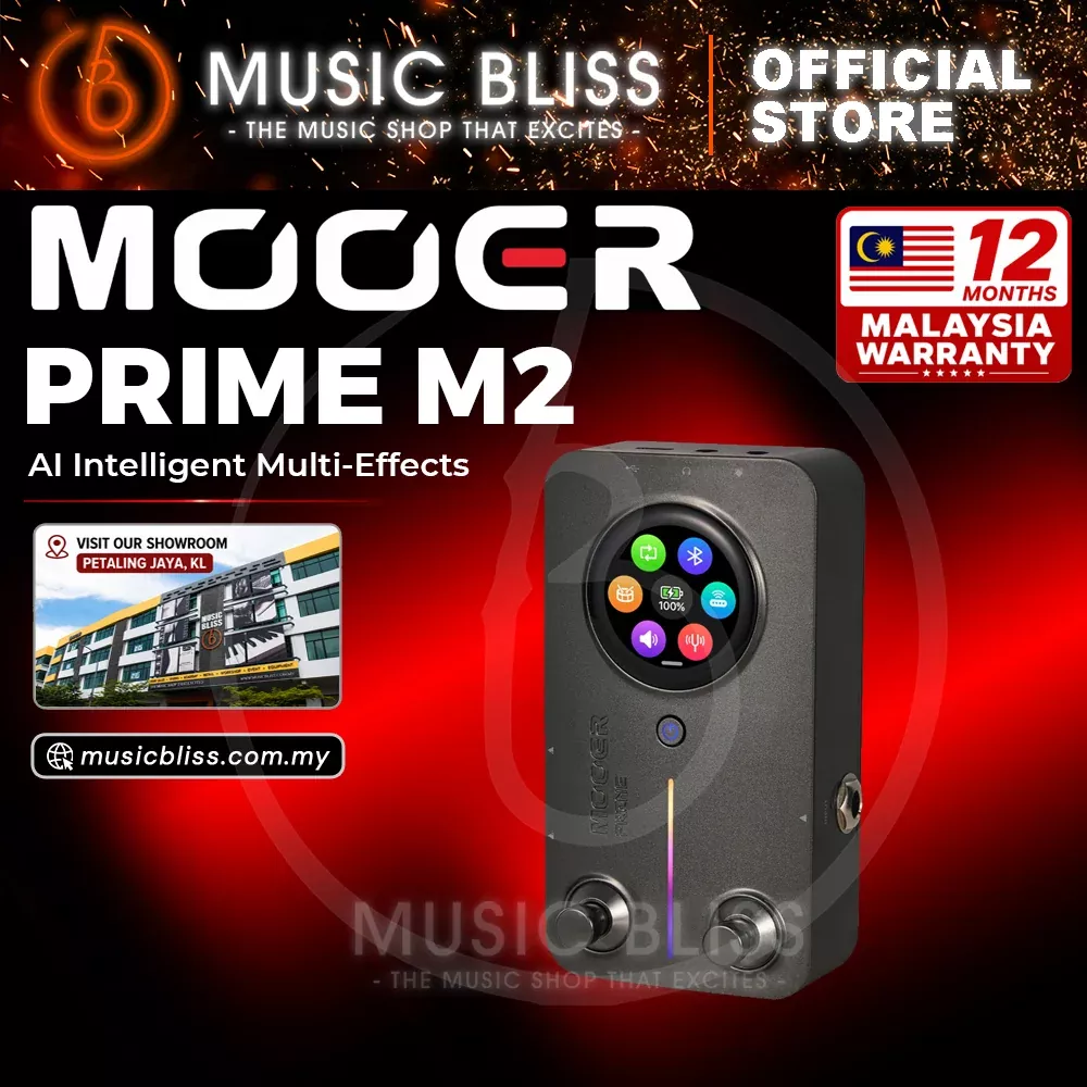 Mooer Prime M2 Intelligent Multi-Effects Pedal – Gray