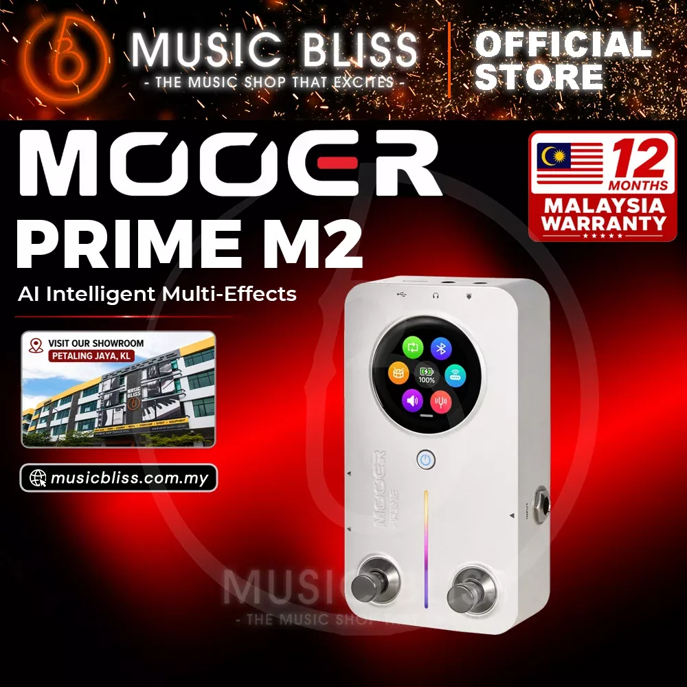 Mooer Prime M2 Intelligent Multi-Effects Pedal – Silver