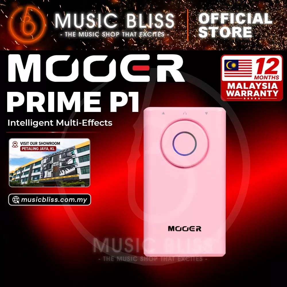 Mooer Prime P1 Intelligent Pedal – Pink