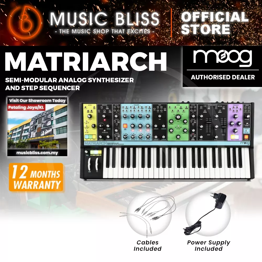 Moog Matriarch Semi-modular Analog Synthesizer and Step Sequencer