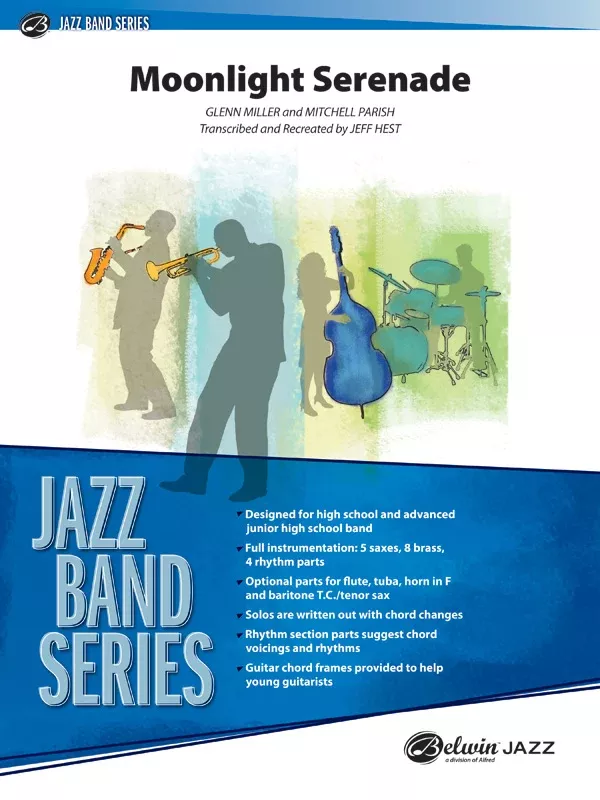 Moonlight Serenade: Jazz Ensemble Conductor Score & Parts
