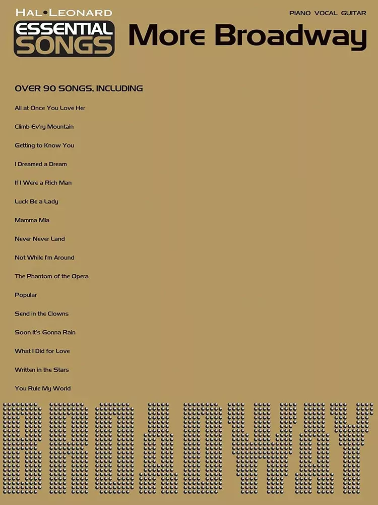 More Broadway Essential Songs PVG