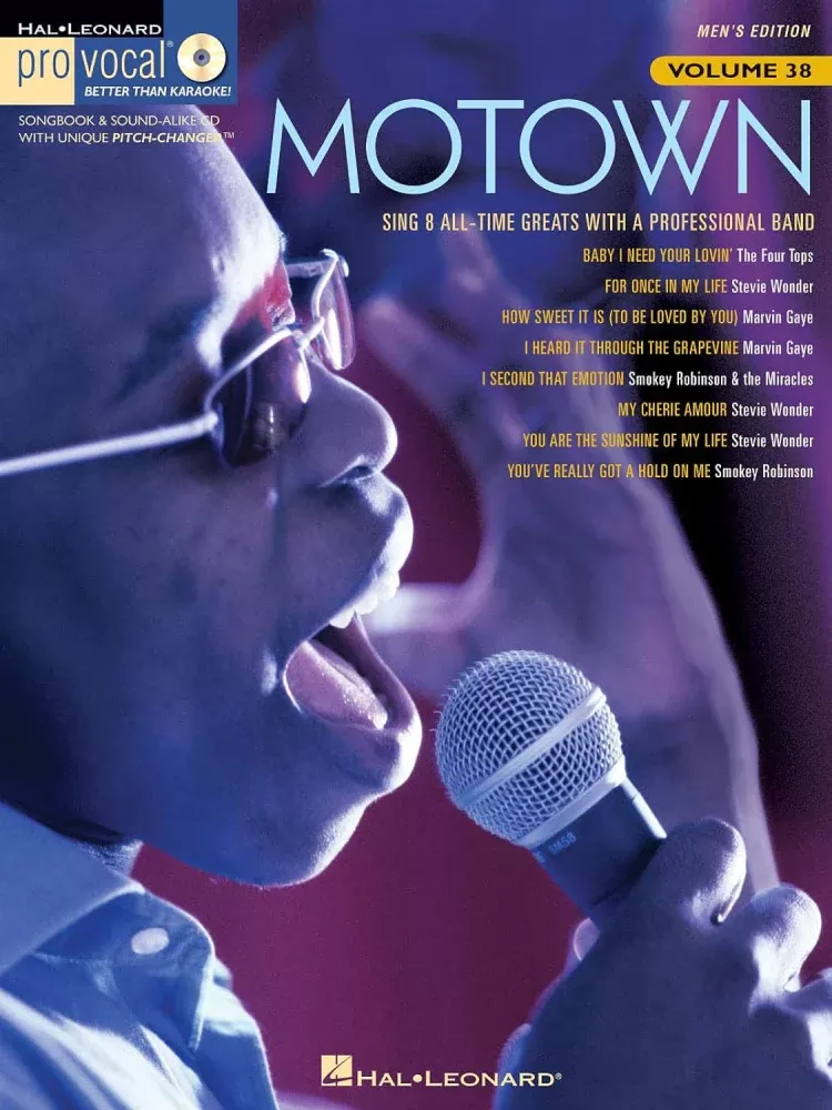 Motown Pro Vocal Men's Edition Volume 38 BK/CD