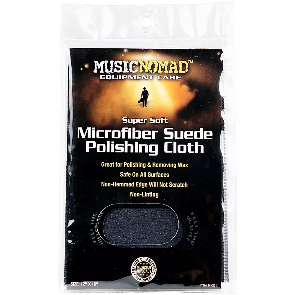 Music Nomad Super Soft Edgeless Microfiber Suede Polishing Cloth