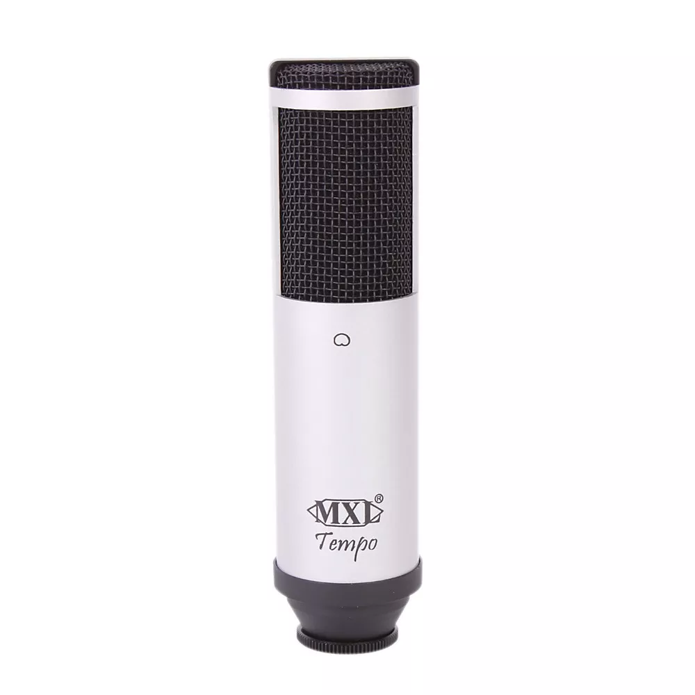 MXL Tempo USB Mic With Headphone Jack Silver/Black Grill