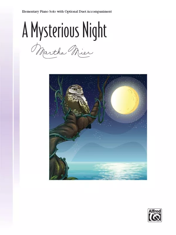 A Mysterious Night: Piano Sheet
