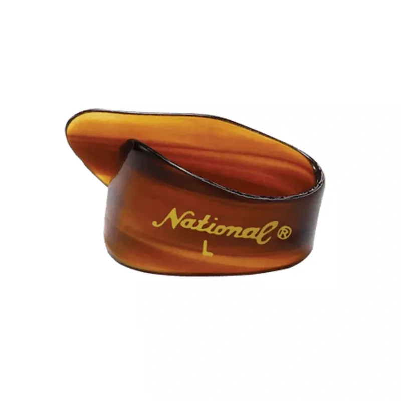 National NP8 Celluloid Thumbpicks, Large, Shell, 4-Pack