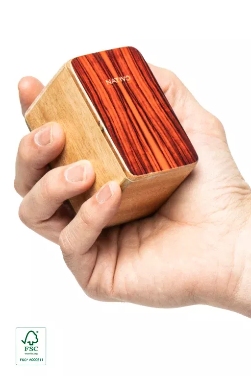 Nativo Mini cajon shaker with red front board finish – NATI-SHK-RD