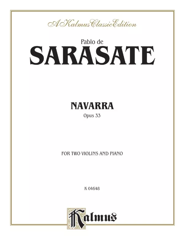 Navarra, Opus 33: Violin Book