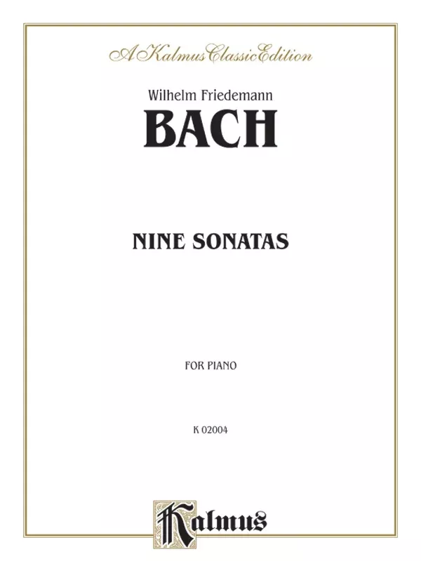 Nine Sonatas: Piano Book