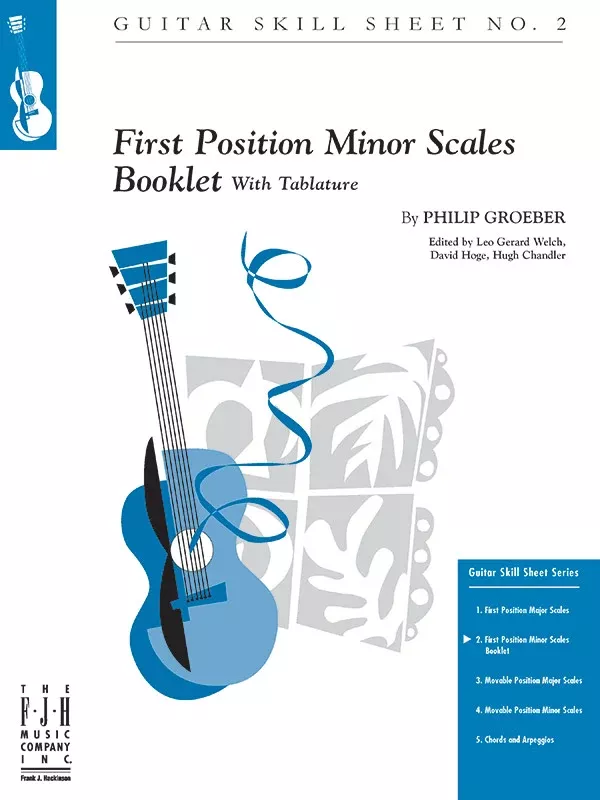 No. 2, First Position Minor Scales: Easy Guitar
