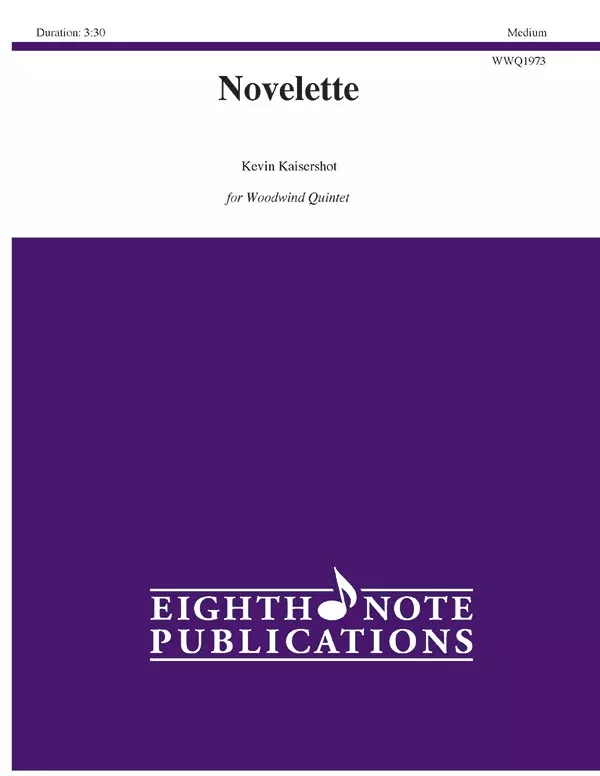 Novelette: Woodwind Quintet Score & Parts