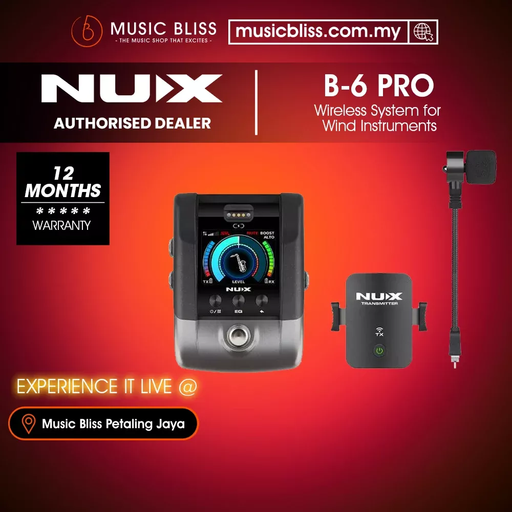 NUX B-6 Pro Wireless System For Wind Instrument