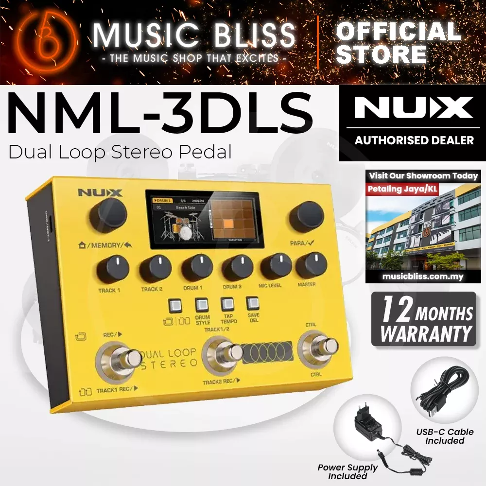 NUX NML-3DLS Dual Loop Stereo Pedal