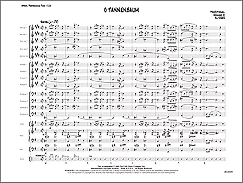 O Tannenbaum: Jazz Ensemble Conductor Score & Parts