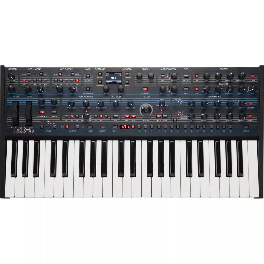 Oberheim TEO-5 Compact Polyphonic Analog Synthesizer