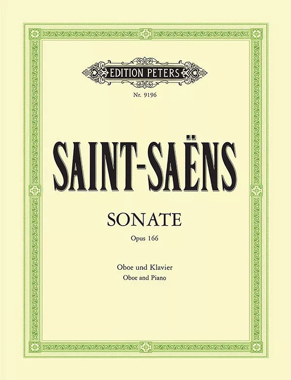 Oboe Sonata Op. 166: Oboe & Piano