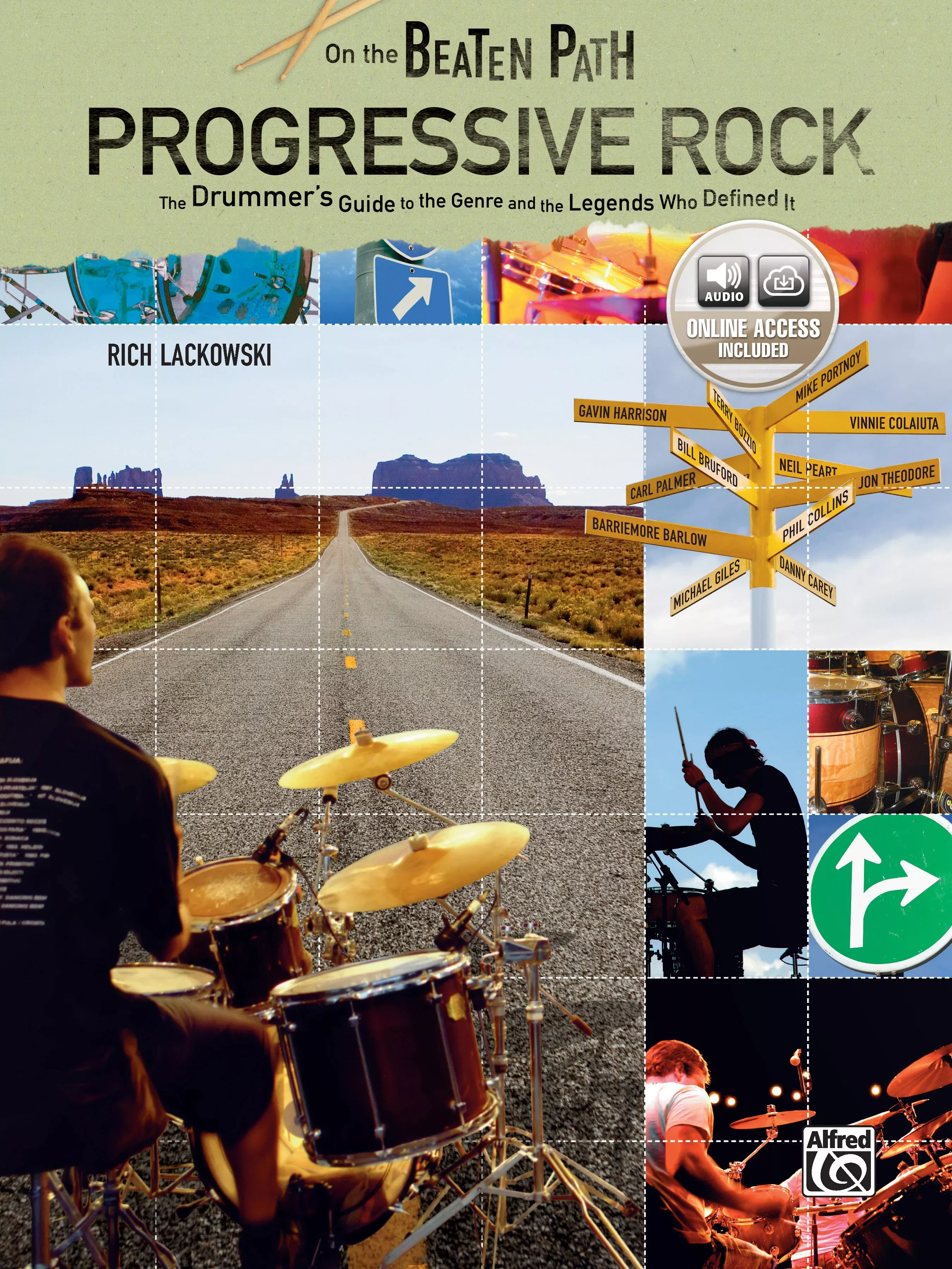 On the Beaten Path: Progressive Rock: Drumset Book & Online Audio