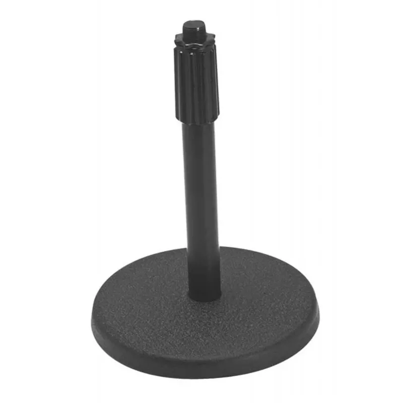 On Stage Adjustable Height Desktop Mic Stand – Black