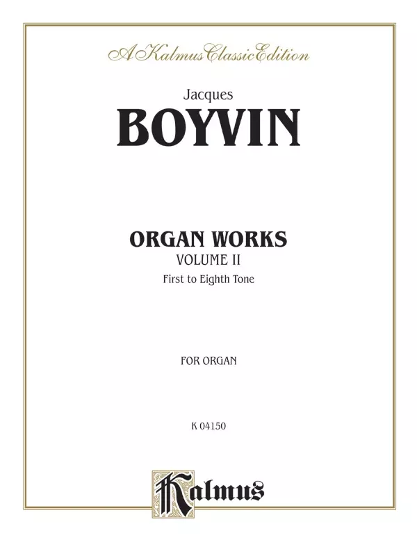 Organ Works, Volume II: Organ Book